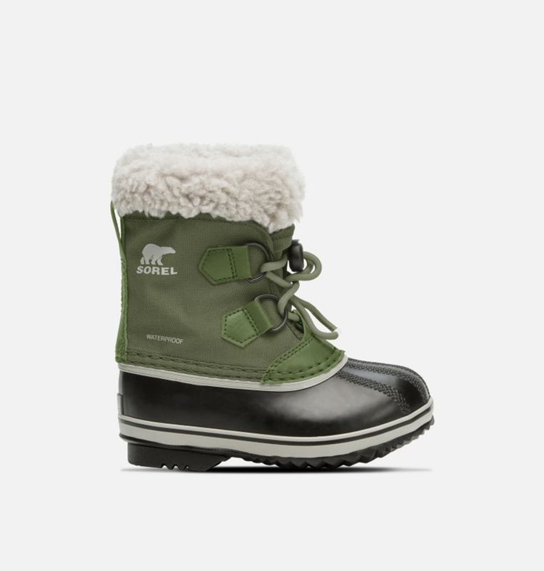 Sorel Barn Vinterkängor Gröna/Svarta - Childrens Yoot Pac™ Nylon - HDG-571304